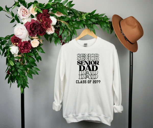Senior Dad Graduation Sweatshirt – Proud Dad Gift for the Graduate - Image 2