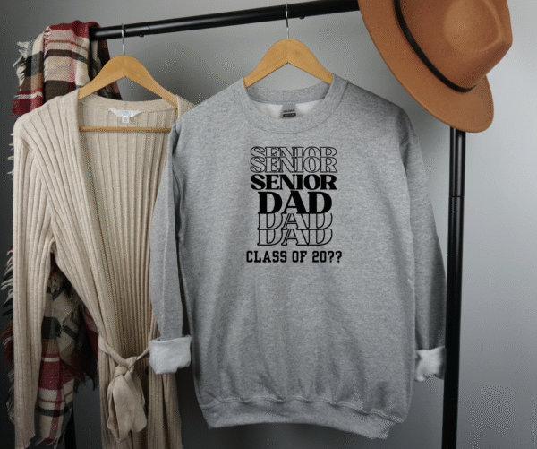 Senior Dad Graduation Sweatshirt – Proud Dad Gift for the Graduate - Image 3