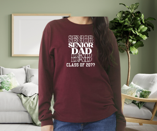Senior Dad Graduation Sweatshirt – Proud Dad Gift for the Graduate - Image 5