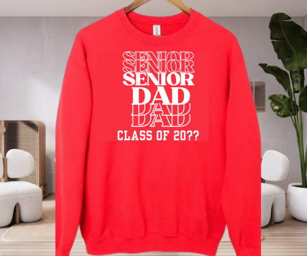 Senior Dad Graduation Sweatshirt – Proud Dad Gift for the Graduate - Image 6
