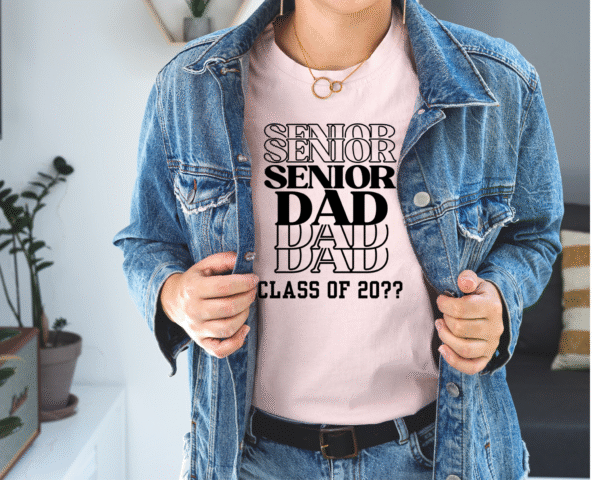 Senior Dad Graduation T-shirt – Celebrate Your Grad with Pride - Image 4