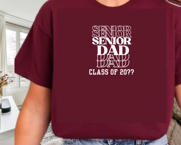 Senior Dad Graduation T-shirt – Celebrate Your Grad with Pride - Image 5