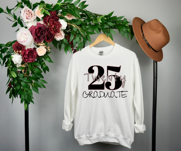 "Celebrate Class of 2025 in Style! Limited Time 'Twenty 25 Graduate' Sweatshirt – Free Shipping!" - Image 4