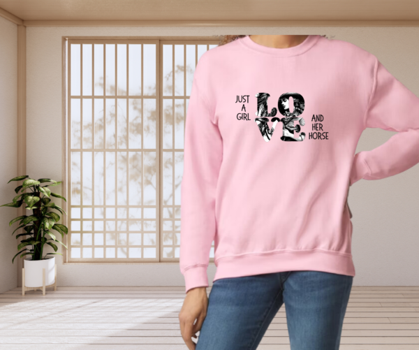 Just a Girl and Her Horse: Cozy Sweatshirts in 7 Colors – Limited Time Free Shipping - Image 2