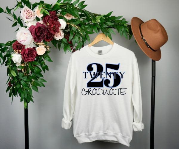 "Celebrate Class of 2025 in Style! Limited Time 'Twenty 25 Graduate' Sweatshirt – Free Shipping!" - Image 3