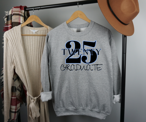 "Celebrate Class of 2025 in Style! Limited Time 'Twenty 25 Graduate' Sweatshirt – Free Shipping!" - Image 4