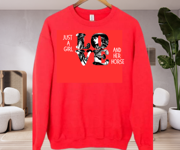 Just a Girl and Her Horse: Cozy Sweatshirts in 7 Colors – Limited Time Free Shipping - Image 3