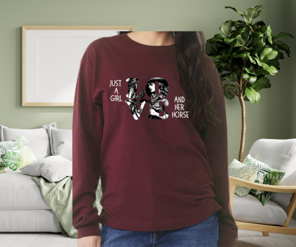 Just a Girl and Her Horse: Cozy Sweatshirts in 7 Colors – Limited Time Free Shipping - Image 5