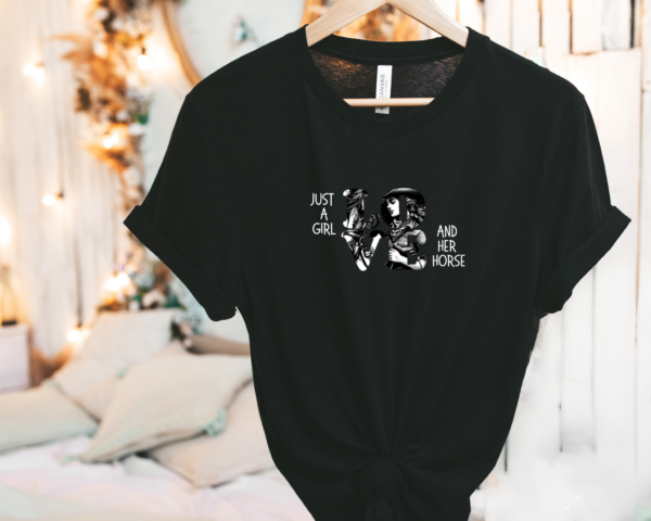 Just a Girl and Her Horse: Stylish T-Shirts in 7 Colors – Limited Time Free Shipping! - Image 6