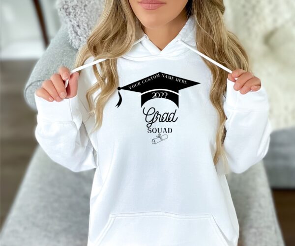 Class of 2025 Hoodie – Three Seniors, Three Moms Graduation Hoodie - Image 2