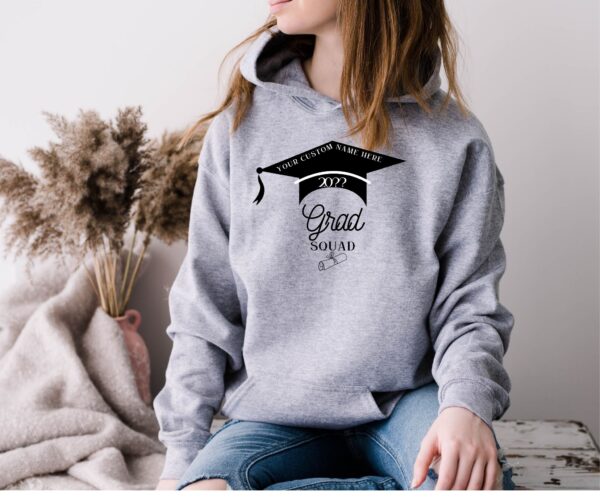 Class of 2025 Hoodie – Three Seniors, Three Moms Graduation Hoodie - Image 3