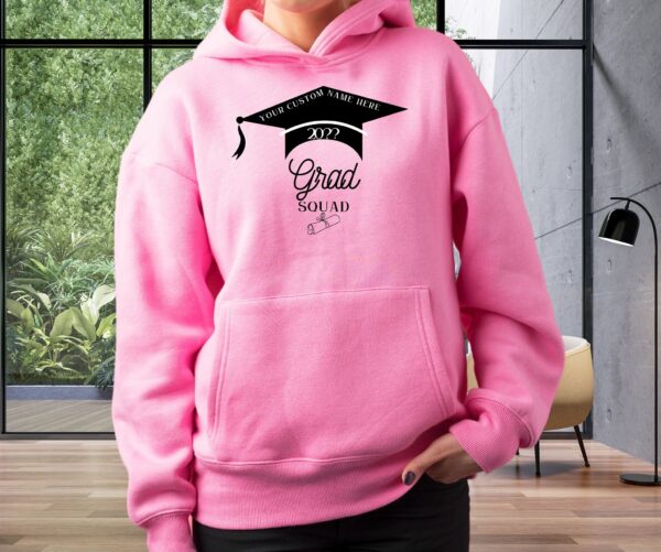 Class of 2025 Hoodie – Three Seniors, Three Moms Graduation Hoodie - Image 4