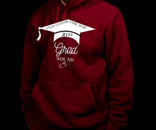 Class of 2025 Hoodie – Three Seniors, Three Moms Graduation Hoodie - Image 5