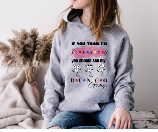 🎉 Funny Bunco Hoodie | CRAZY Friends Style Game Night Hoodie - Image 3