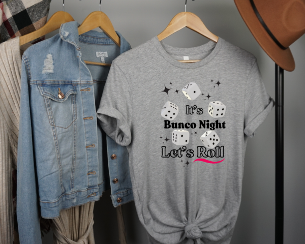 Bunco Game Night T-Shirts – Roll in Style and Comfort - Image 3