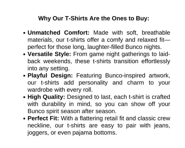 🎉 Funny Bunco T-Shirt | CRAZY Style Tee for Game Night Fans - Image 10
