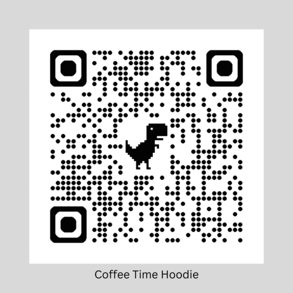 Coffee Time Sweatshirt | Cozy Bubble Letter Coffee Lover Pullover | Running Coffee Mug Graphic - Image 8